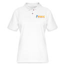 ST4L Sports Women's Pique Polo - PSDIC - white