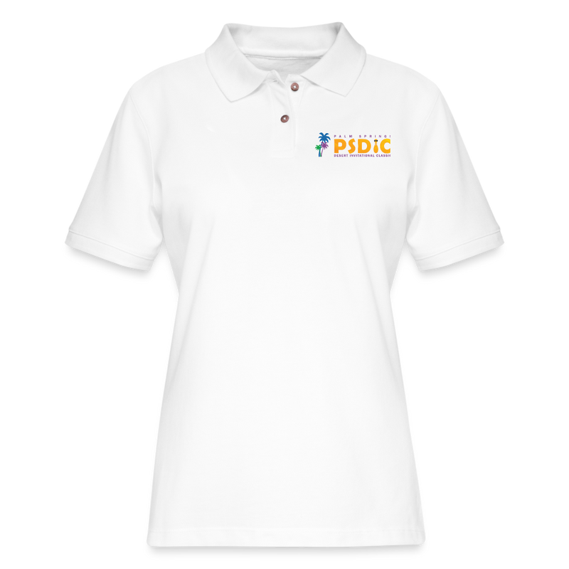 ST4L Sports Women's Pique Polo - PSDIC - white