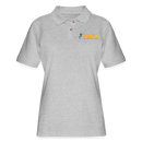 ST4L Sports Women's Pique Polo - PSDIC - heather gray