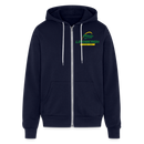 ST4L Sports Bella + Canvas Unisex Full Zip Hoodie Lindbergh Bowling - navy