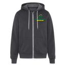 ST4L Sports Bella + Canvas Unisex Full Zip Hoodie Lindbergh Bowling - charcoal grey