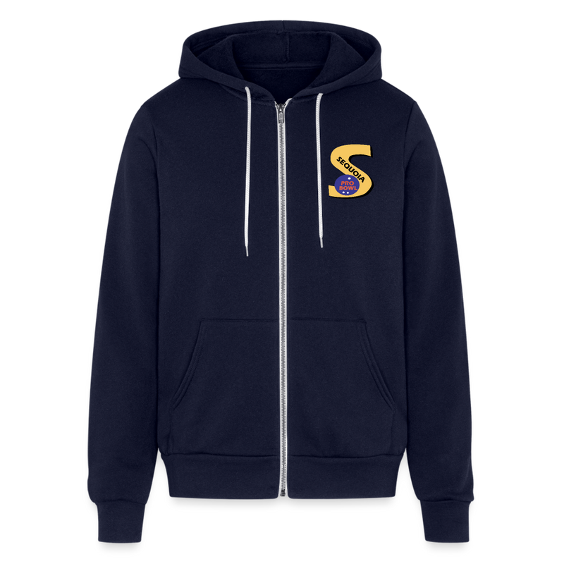 ST4L Sports Bella + Canvas Unisex Full Zip Hoodie - Sequoia Pro Bowl - navy