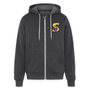ST4L Sports Bella + Canvas Unisex Full Zip Hoodie - Sequoia Pro Bowl - charcoal grey