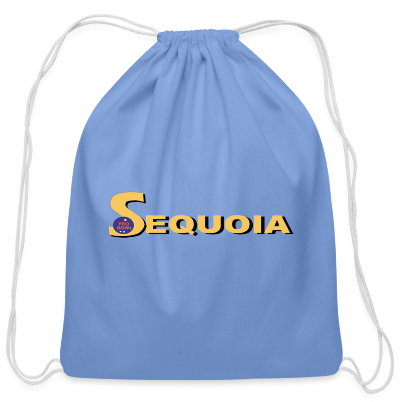 ST4L Sports Cotton Drawstring Bag -Sequoia Pro Bowl - carolina blue