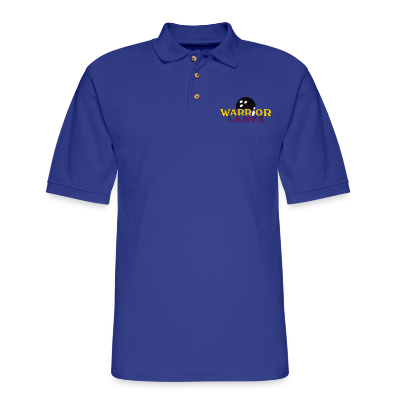 ST4l Sports - Men's Pique Polo Shirt -  Warrior Lanes - royal blue