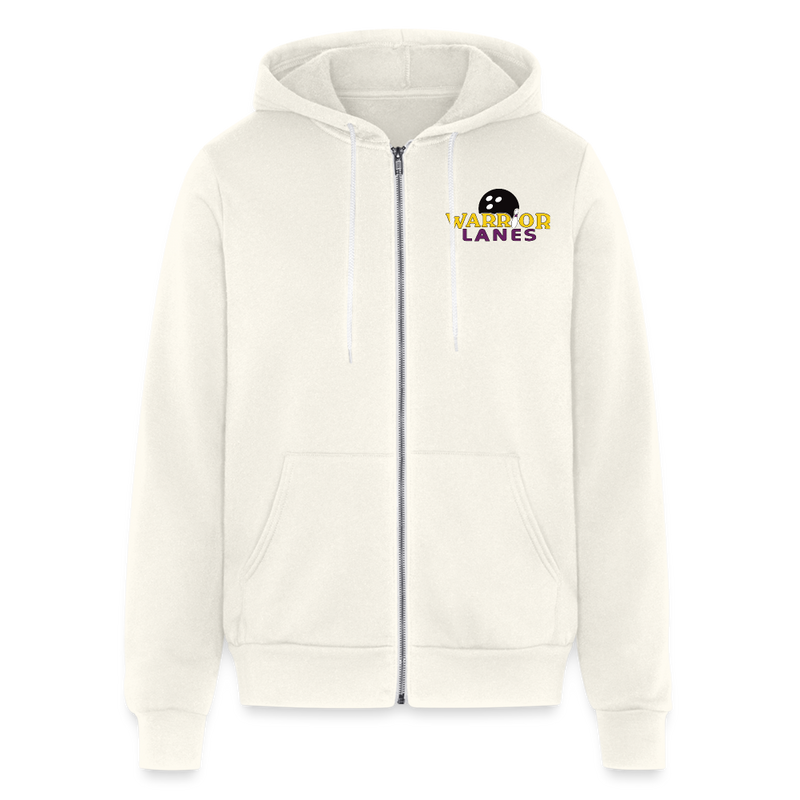 ST4L Sports - Bella + Canvas Unisex Full Zip Hoodie - Warrior Lanes - vintage white