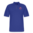 ST4l Sports - Men's Pique Polo Shirt - Camelot Bowl - royal blue