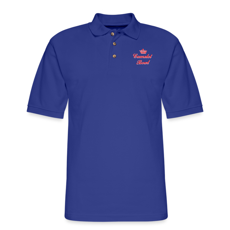 ST4l Sports - Men's Pique Polo Shirt - Camelot Bowl - royal blue