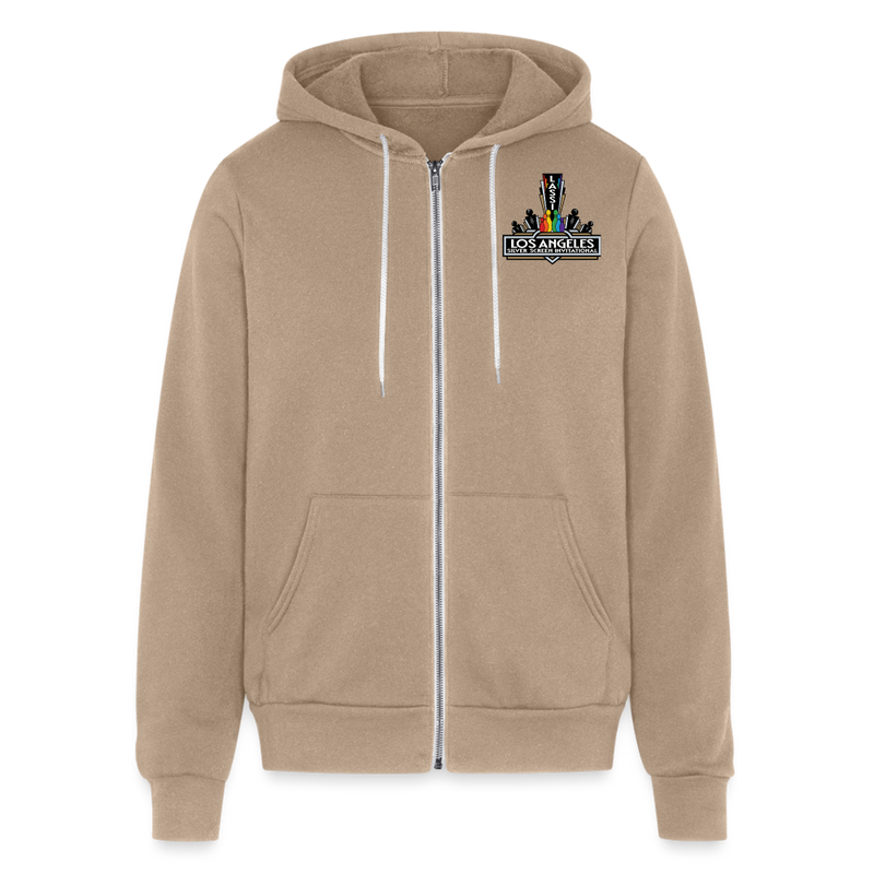 ST4L Sports - Bella + Canvas Unisex Full Zip Hoodie - LASSI - tan