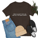 Unisex Jersey Short Sleeve Tee U2 in the Playboy Mansion