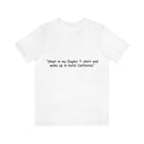 Unisex Jersey Short Sleeve Tee Eagles Hotel California