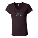 ST4L Sports - Women's Short Sleeve Jersey V-Neck Tee - MK