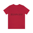 Unisex Jersey Short Sleeve Tee Eagle Life in the Fast Lane