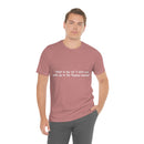 Unisex Jersey Short Sleeve Tee U2 in the Playboy Mansion