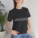 Unisex Jersey Short Sleeve Tee U2 in the Playboy Mansion