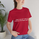 Unisex Jersey Short Sleeve Tee U2 in the Playboy Mansion