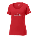 ST4L Sports NKBQ5236 Nike Ladies Scoop Neck Tee DIGLIT