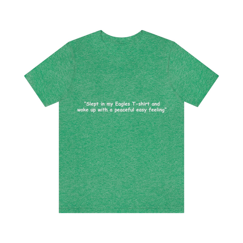 Unisex Jersey Short Sleeve Tee Eagles in Peaceful Easy City