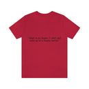 Unisex Jersey Short Sleeve Tee Eagle Tequila Sunrise