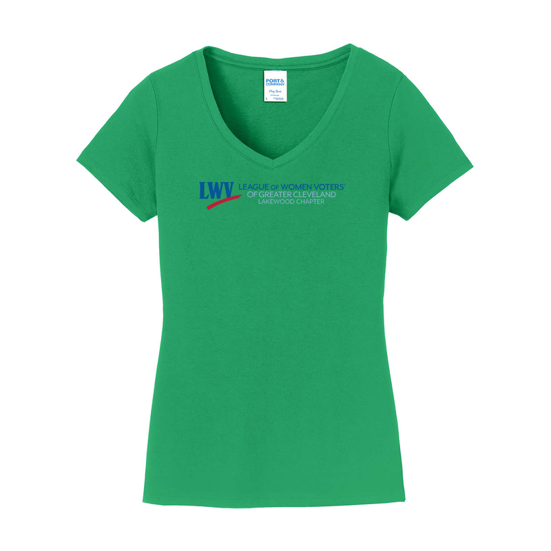 ST4L Sports LPC450V Port & Co Ladies V-Neck Tee - LWV