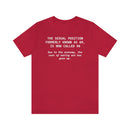 The Sexual Position Formerly Known as 69 is Now Called 96….. Unisex Short Sleeve Tee
