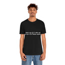 Unisex Jersey Short Sleeve Tee U2 in the Playboy Mansion