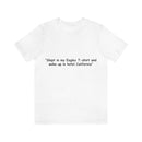 Unisex Jersey Short Sleeve Tee Eagles in Hotel California