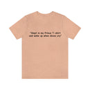 Unisex Jersey Short Sleeve Tee Prince When Doves Cry