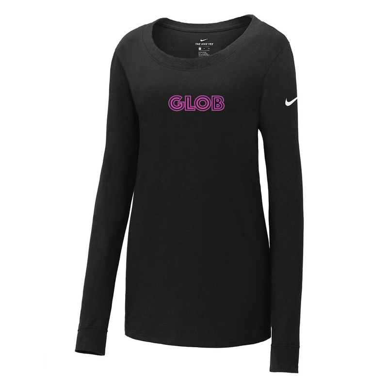 ST4L Sports - 5235 Nike Ladies Long Sleeve Scoop Neck Tee - GLOB