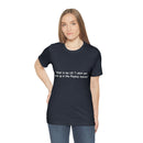 Unisex Jersey Short Sleeve Tee U2 in the Playboy Mansion