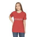 Unisex Jersey Short Sleeve Tee U2 in the Playboy Mansion