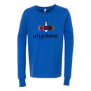 ST4L Sports B+C 3501Y Youth Long Sleeve Tee Shrewsbury Lanes Youth League
