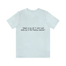 Unisex Jersey Short Sleeve Tee U2 in the Playboy Mansion