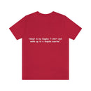 Unisex Jersey Short Sleeve Tee Eagles to a Tequila Sunrise