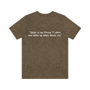 Unisex Jersey Short Sleeve Tee Prince When Doves Cry
