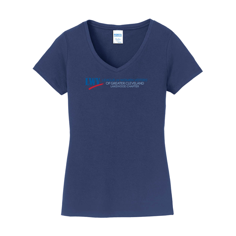 ST4L Sports LPC450V Port & Co Ladies V-Neck Tee - LWV