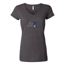 ST4L Sports - Women's Short Sleeve Jersey V-Neck Tee - MK
