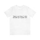 Unisex Jersey Short Sleeve Tee Prince Purple Rain