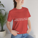 Unisex Jersey Short Sleeve Tee U2 in the Playboy Mansion