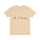 Unisex Jersey Short Sleeve Tee U2 in the Playboy Mansion