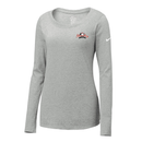 ST4L Sports NKBQ5235 Nike Ladies Long Sleeve Scoop Neck Tee Shrewsbury Lanes