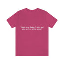 Unisex Jersey Short Sleeve Tee Eagles to a Witchy Woman