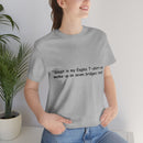 Unisex Jersey Short Sleeve Tee Eagles on Seven Bridges Road