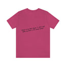 Unisex Jersey Short Sleeve Tee Bob Seger Fire Down Below