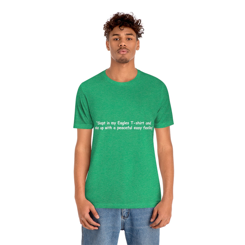 Unisex Jersey Short Sleeve Tee Eagles in Peaceful Easy City