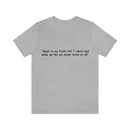 Unisex Jersey Short Sleeve Tee Faith Hill Like We Never Loved at All