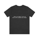 Unisex Jersey Short Sleeve Tee Eagles in Peaceful Easy City