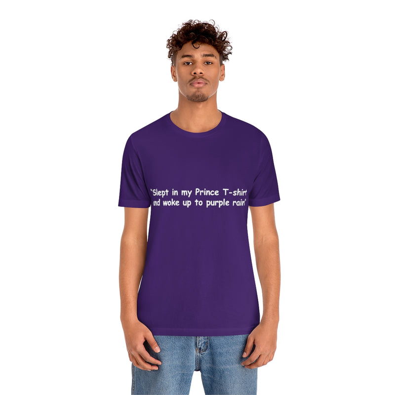 Unisex Jersey Short Sleeve Tee Prince Purple Rain