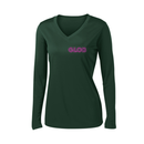 ST4L Sports LST353LS Sport-Tek Ladies LS V-Neck Tee - GLOB