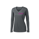 ST4L Sports LST353LS Sport-Tek Ladies LS V-Neck Tee - GLOB